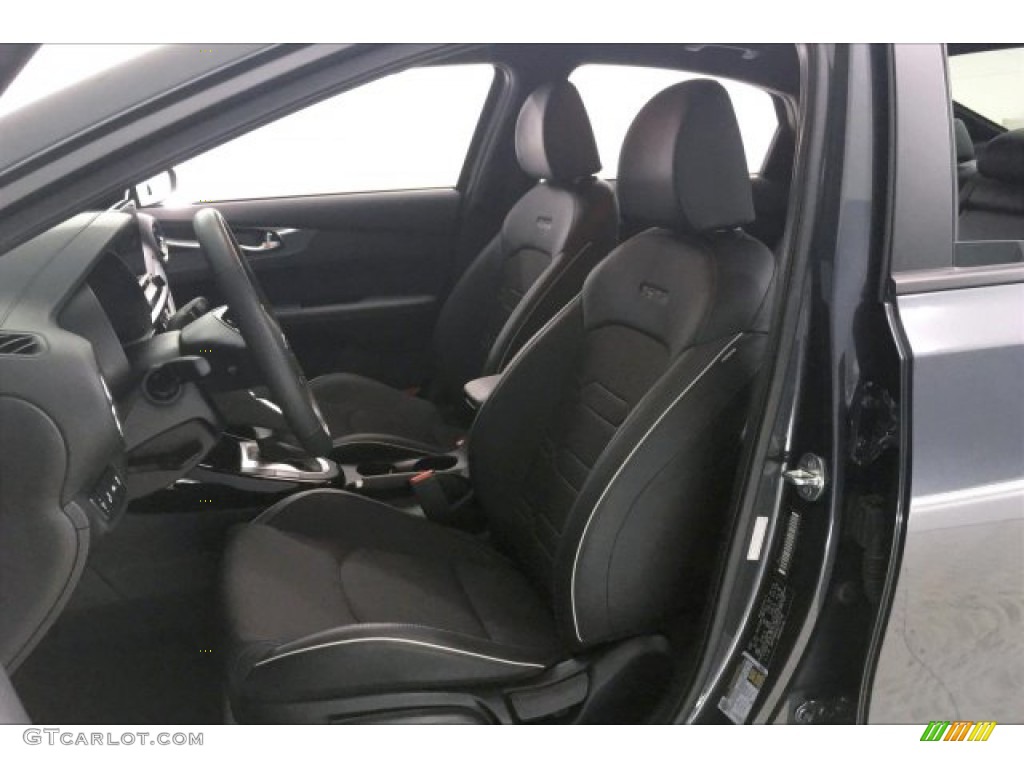 Black Interior 2020 Kia Forte GT-Line Photo #136730161