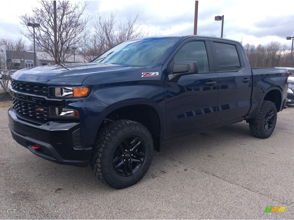 2020 Northsky Blue Metallic Chevrolet Silverado 1500 Custom Trail Boss