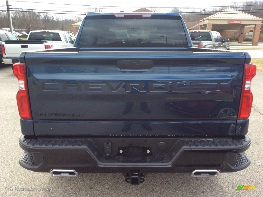 2020 Silverado 1500 Custom Trail Boss Crew Cab 4x4 - Northsky Blue Metallic / Jet Black photo #8