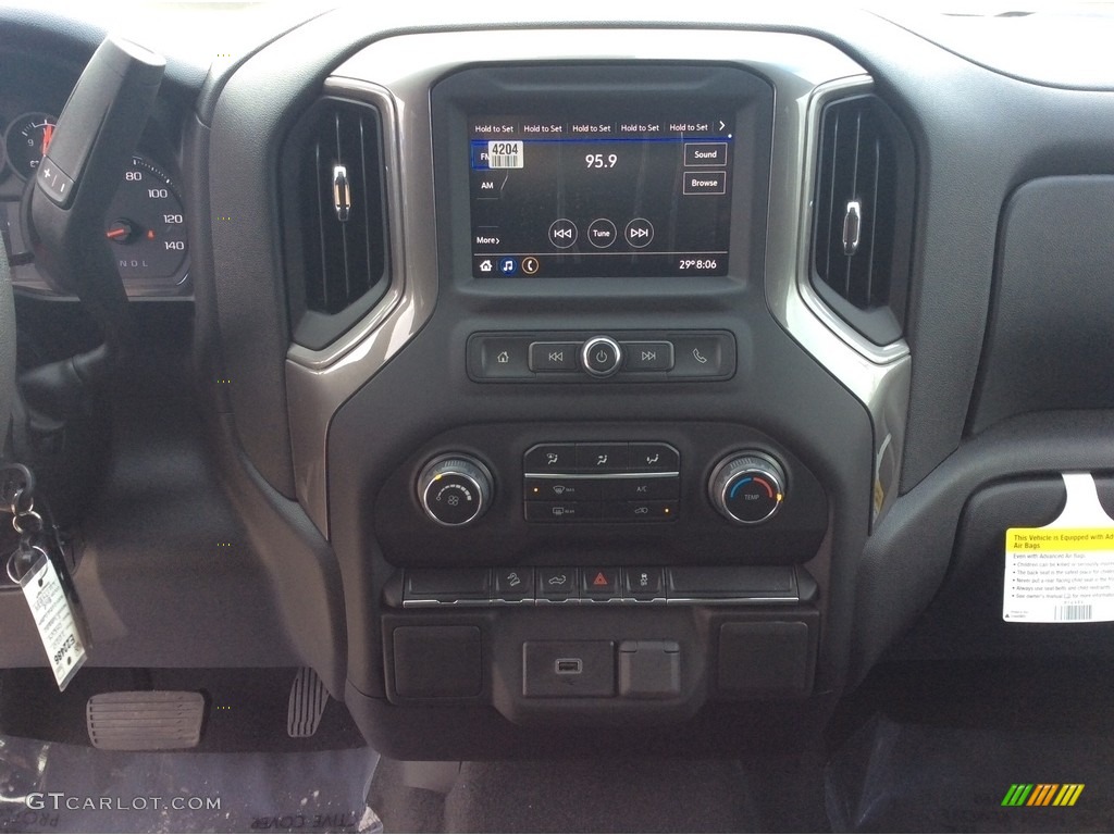 2020 Silverado 1500 Custom Trail Boss Crew Cab 4x4 - Northsky Blue Metallic / Jet Black photo #14