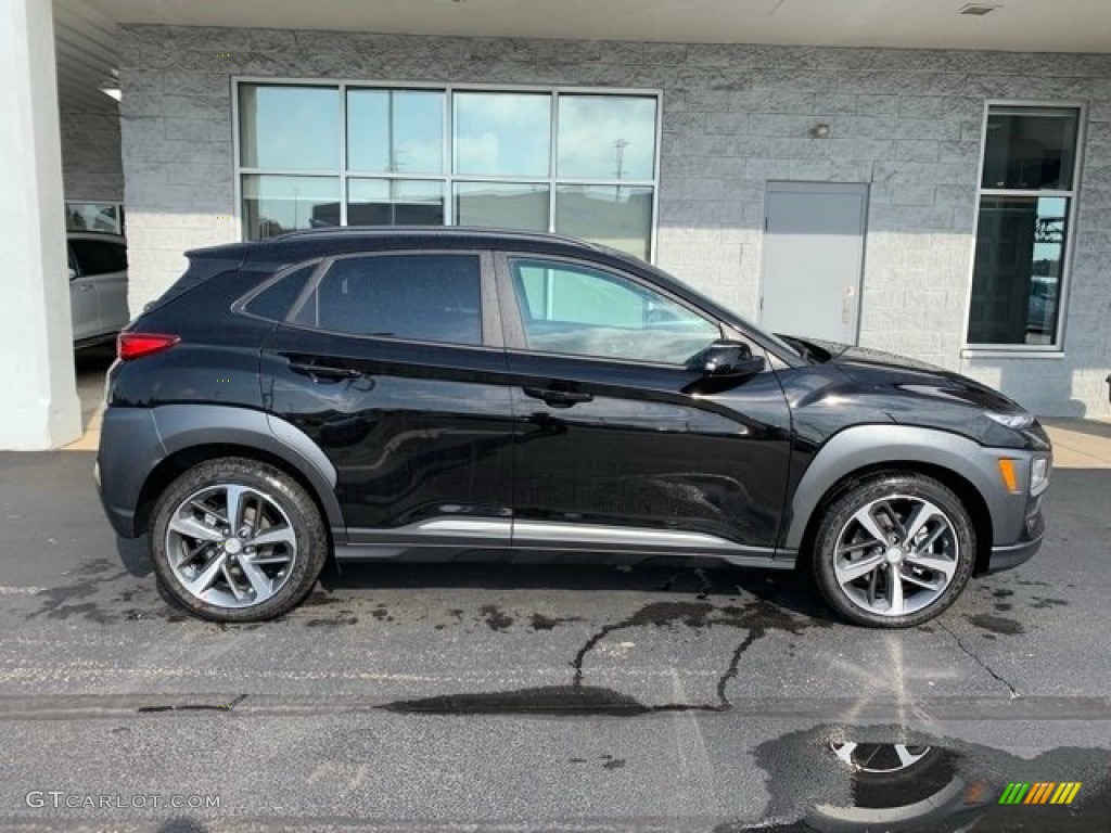 Ultra Black 2020 Hyundai Kona Ultimate AWD Exterior Photo #136730869