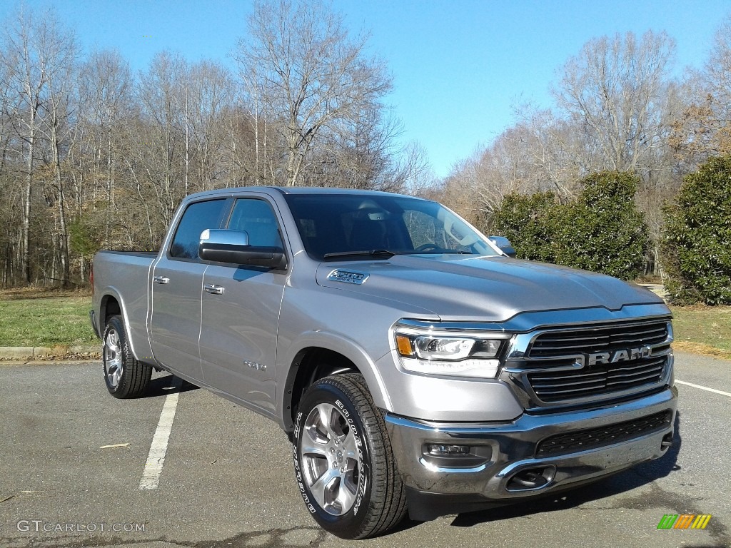 2020 1500 Laramie Crew Cab 4x4 - Billet Silver Metallic / Black photo #4