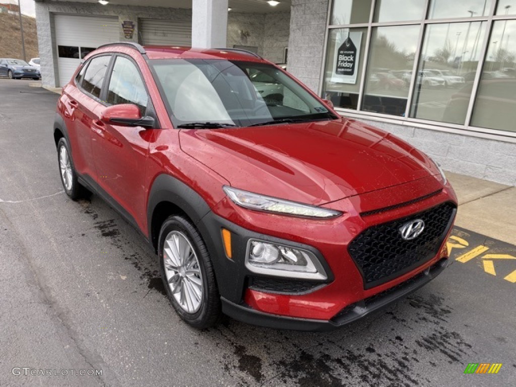 Pulse Red 2020 Hyundai Kona SEL AWD Exterior Photo #136732369
