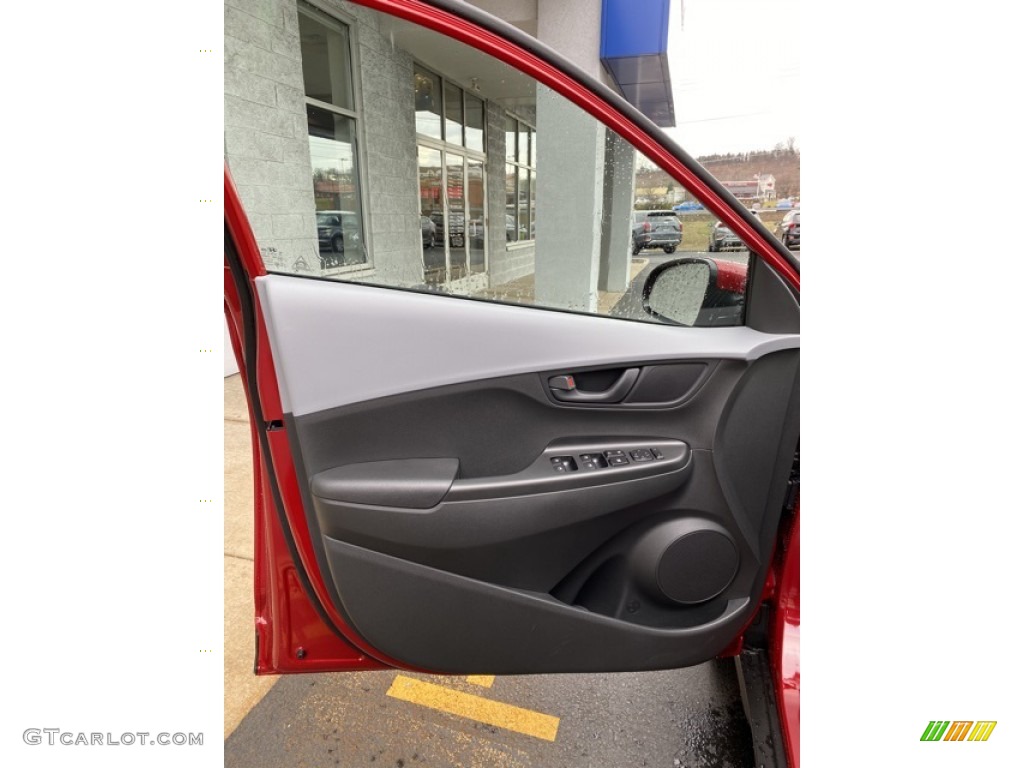 2020 Hyundai Kona SEL AWD Black Door Panel Photo #136732567