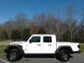 2020 Bright White Jeep Gladiator Rubicon 4x4  photo #1