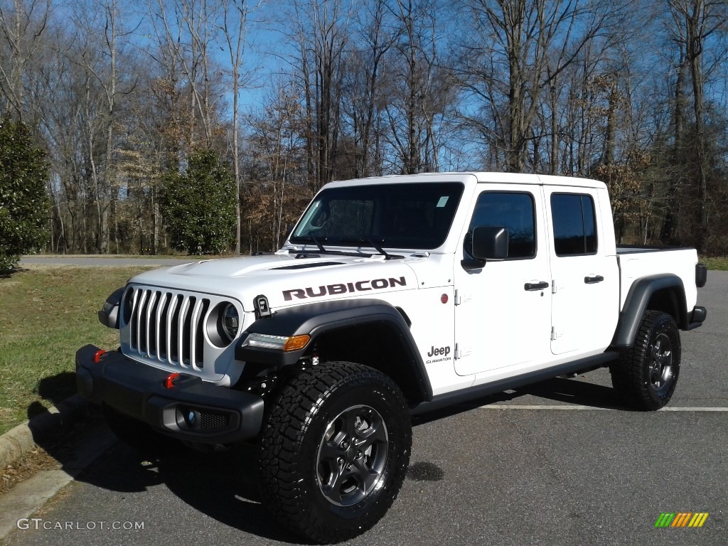 2020 Gladiator Rubicon 4x4 - Bright White / Black photo #2