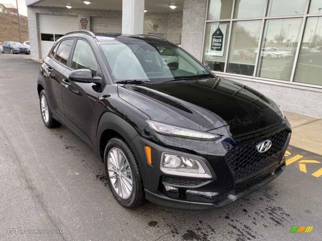 Ultra Black 2020 Hyundai Kona SEL AWD Exterior Photo #136733131