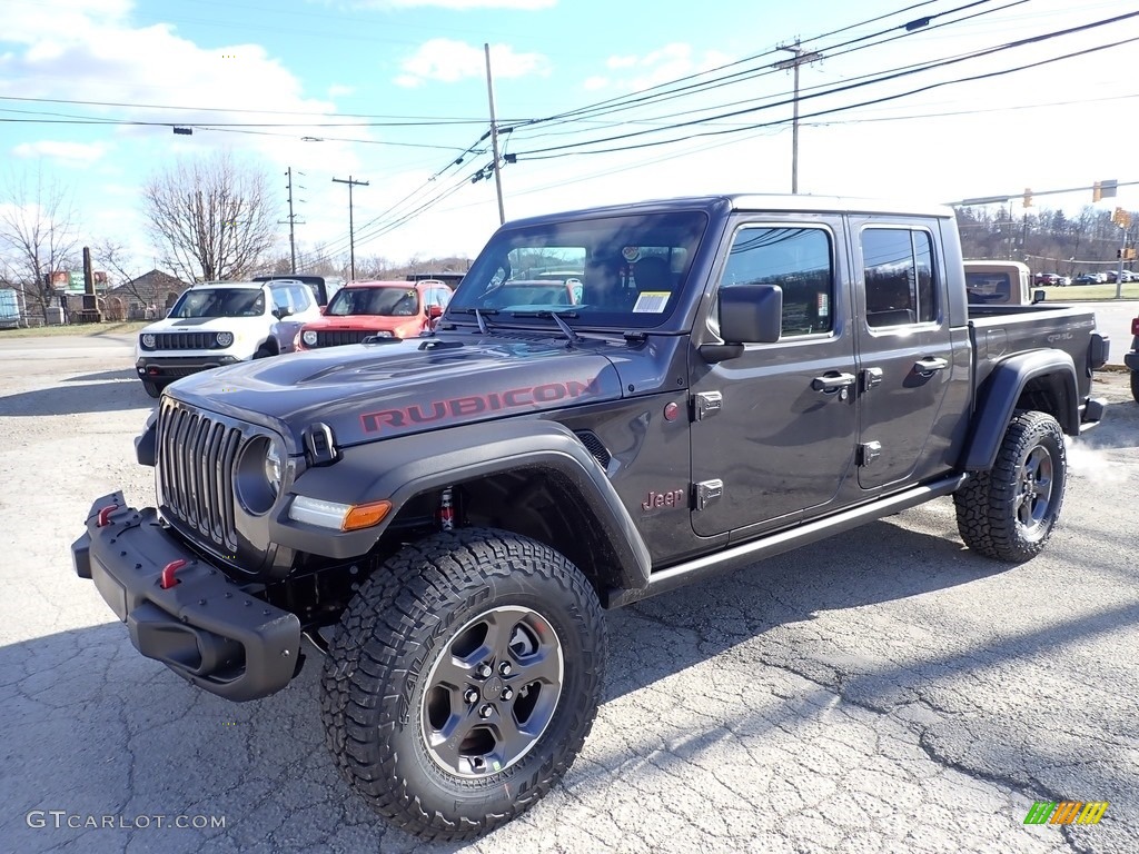 2020 Gladiator Rubicon 4x4 - Granite Crystal Metallic / Black photo #1