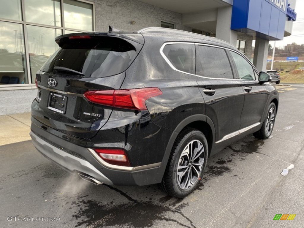 2020 Santa Fe Limited 2.0 AWD - Twilight Black / Espresso/Gray photo #4