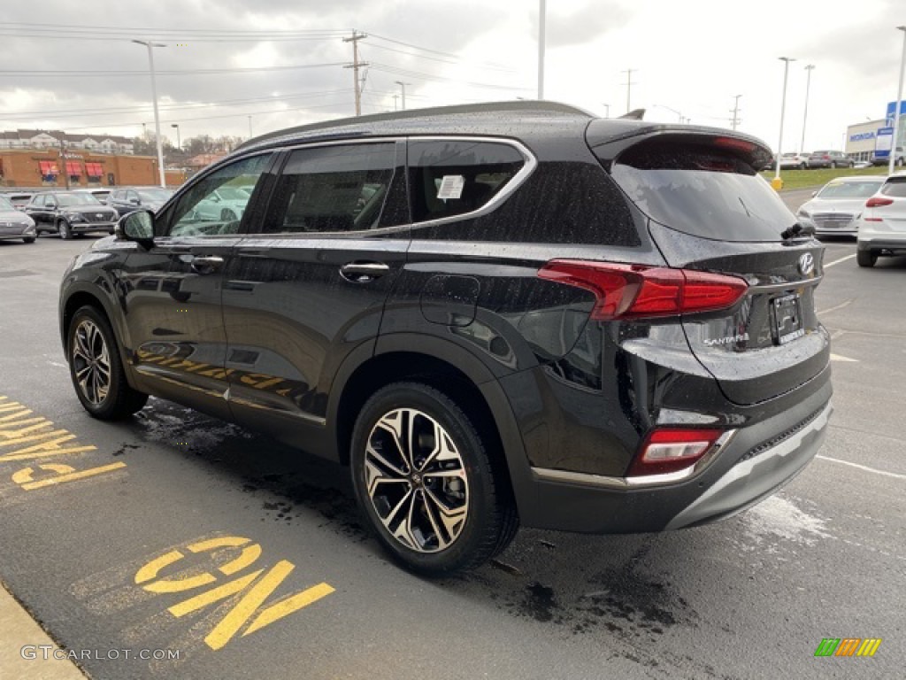 2020 Santa Fe Limited 2.0 AWD - Twilight Black / Espresso/Gray photo #6