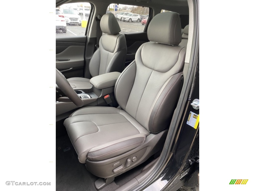 Espresso/Gray Interior 2020 Hyundai Santa Fe Limited 2.0 AWD Photo #136736140