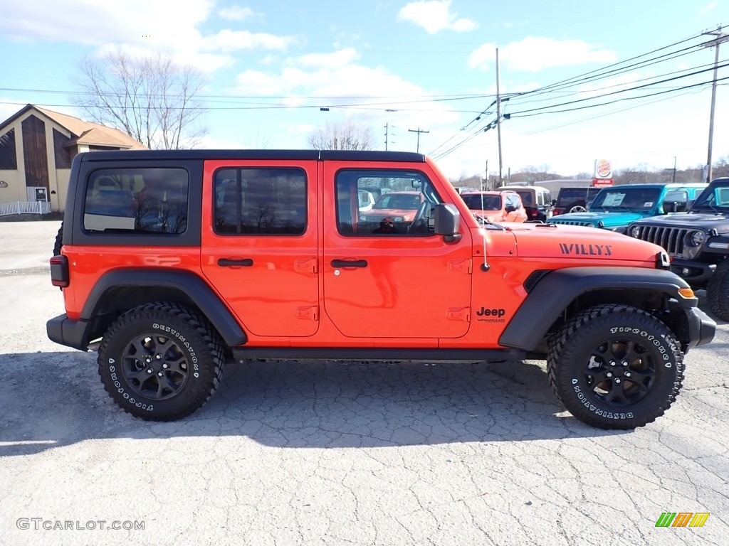 Punkn Metallic 2020 Jeep Wrangler Unlimited Willys 4x4 Exterior Photo #136736206