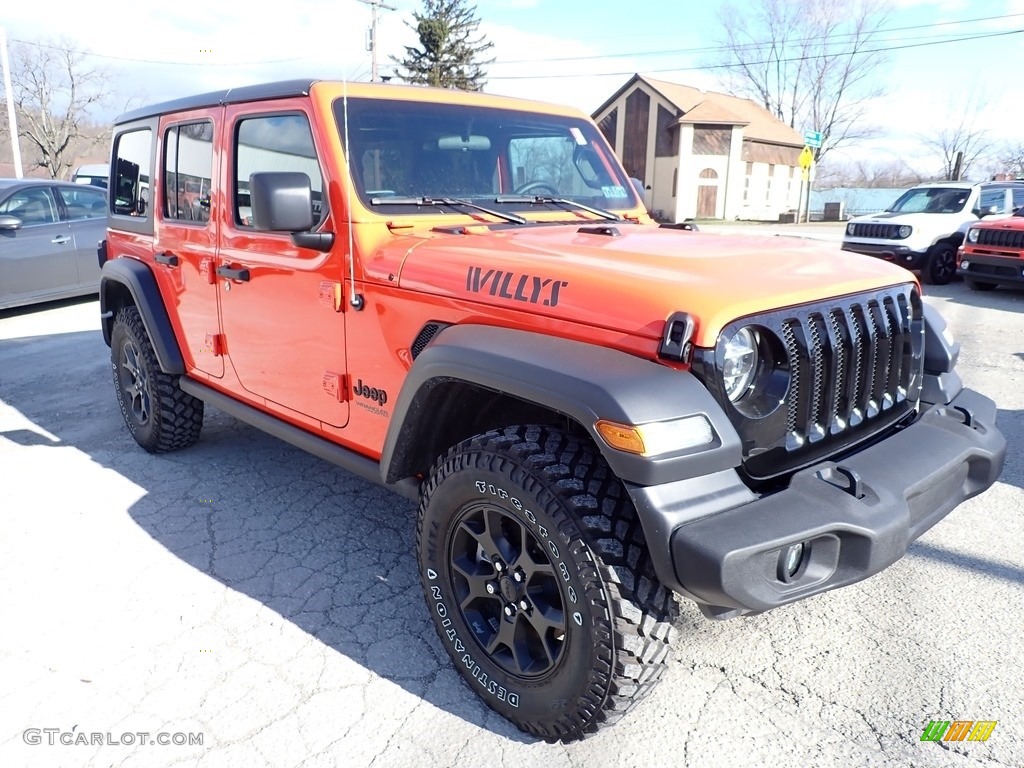 Punkn Metallic 2020 Jeep Wrangler Unlimited Willys 4x4 Exterior Photo #136736230