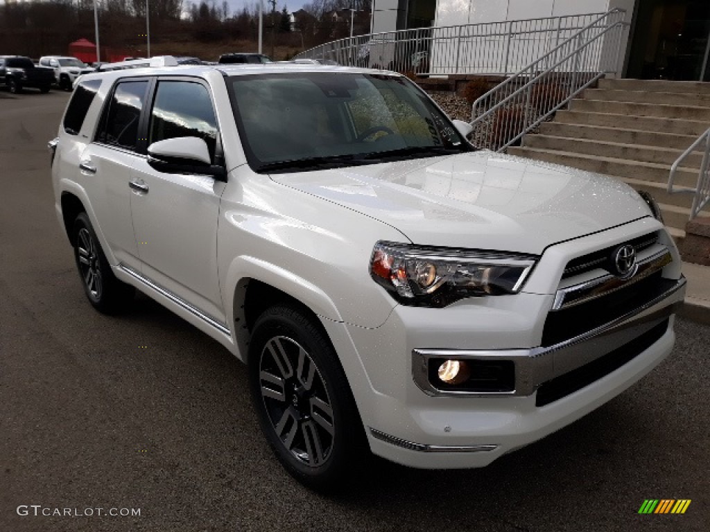 Blizzard White Pearl 2020 Toyota 4Runner Limited 4x4 Exterior Photo #136737403