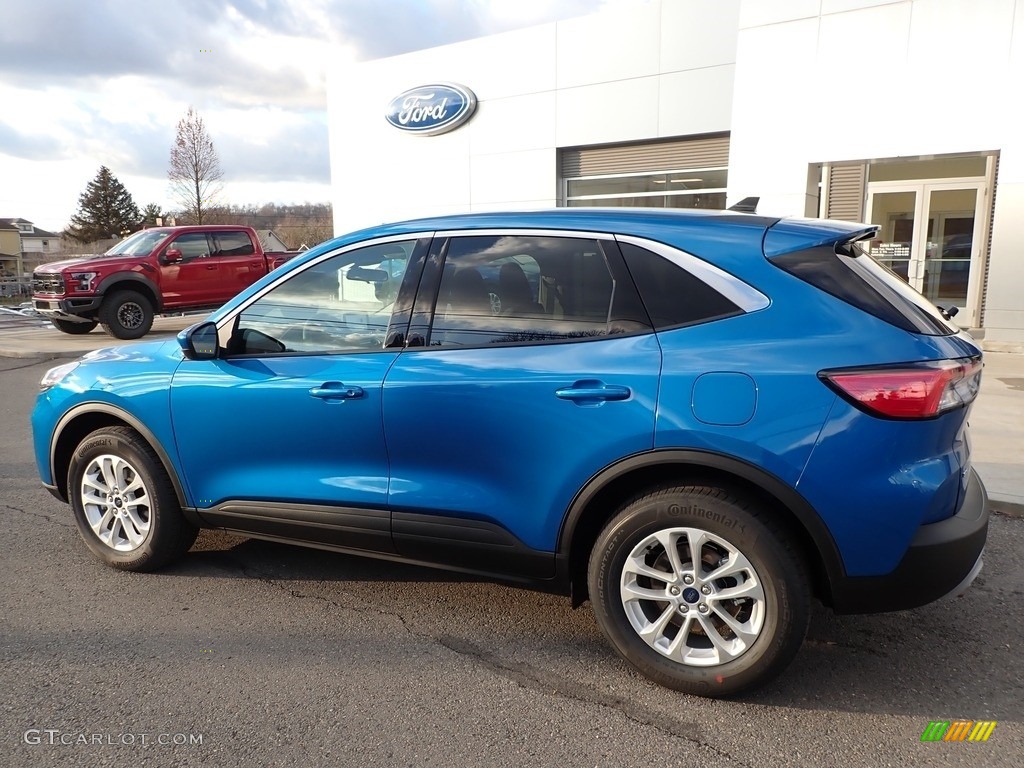 2020 Escape SE 4WD - Velocity Blue Metallic / Dark Earth Gray photo #8