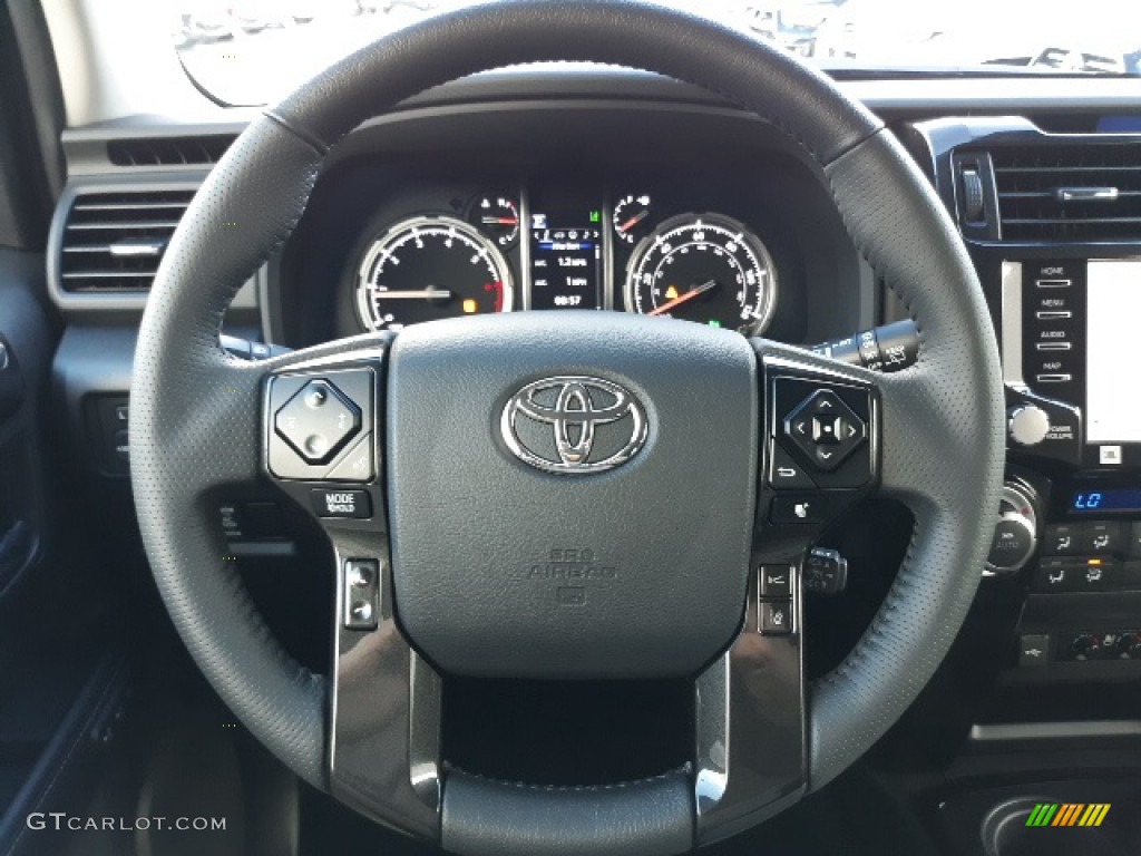 2020 Toyota 4Runner Nightshade Edition 4x4 Black Steering Wheel Photo #136737751