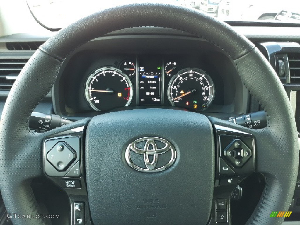 2020 Toyota 4Runner Nightshade Edition 4x4 Black Steering Wheel Photo #136738369