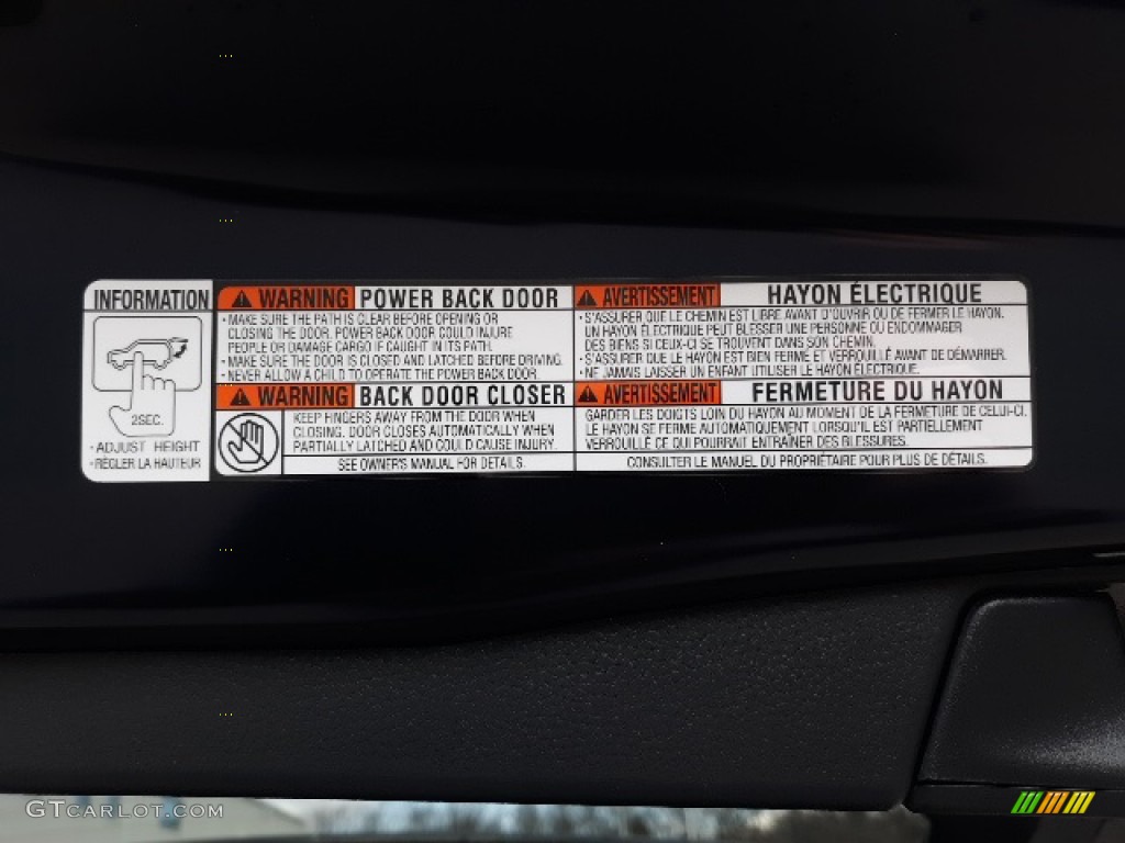 2020 Toyota RAV4 XSE AWD Hybrid Info Tag Photo #136739770