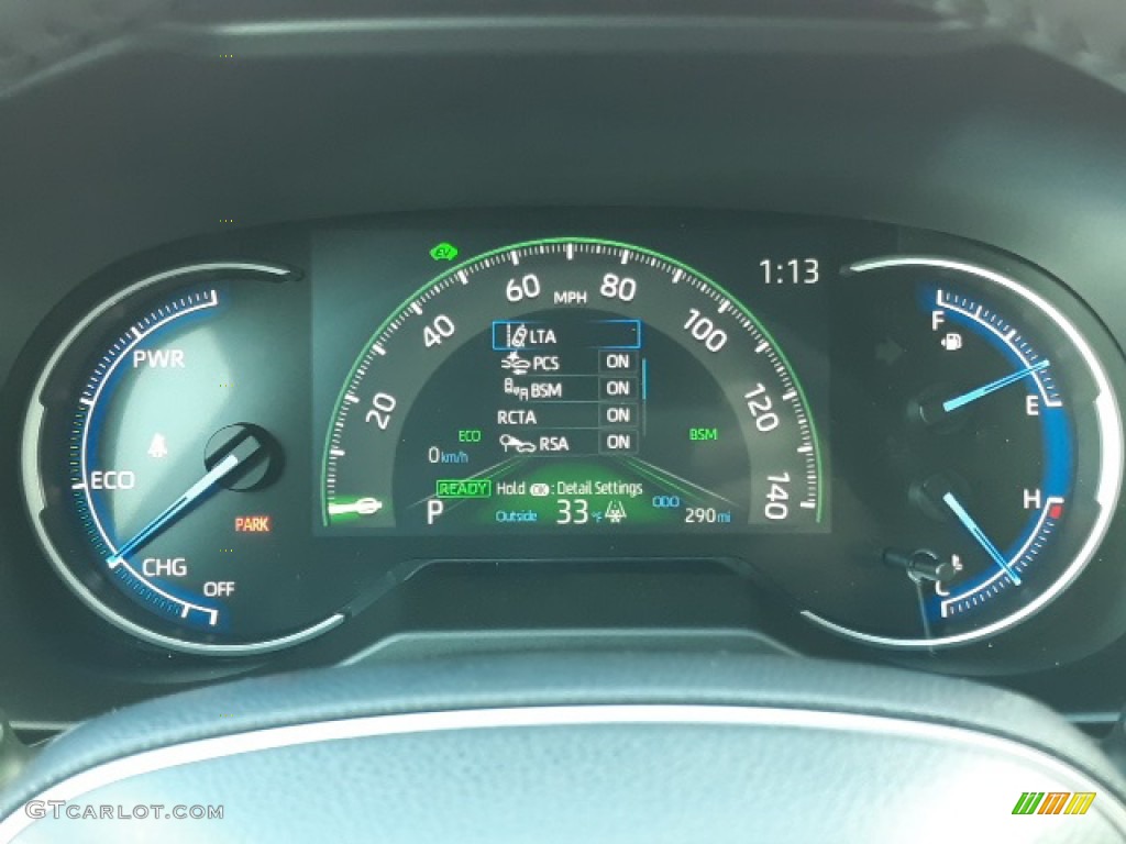 2020 Toyota RAV4 XSE AWD Hybrid Gauges Photo #136739809