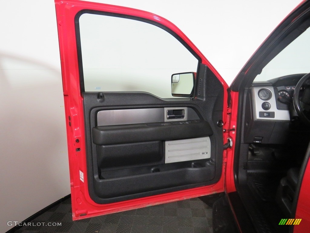 2011 F150 SVT Raptor SuperCab 4x4 - Molten Orange Tri Coat / Black photo #15