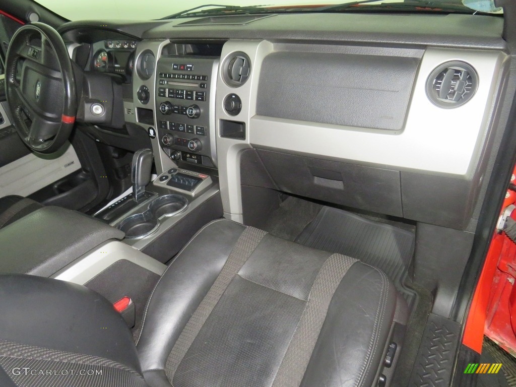 2011 F150 SVT Raptor SuperCab 4x4 - Molten Orange Tri Coat / Black photo #22