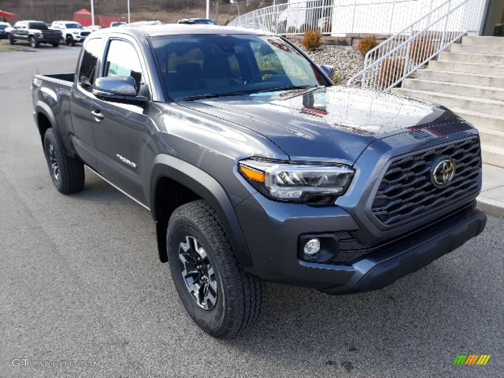 2020 Tacoma TRD Off Road Access Cab 4x4 - Magnetic Gray Metallic / TRD Cement/Black photo #1