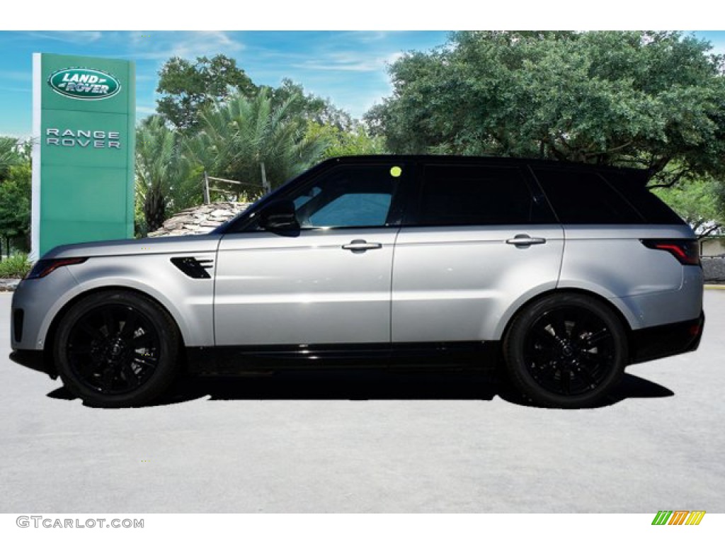 2020 Range Rover Sport HSE - Indus Silver Metallic / Ebony/Ebony photo #2