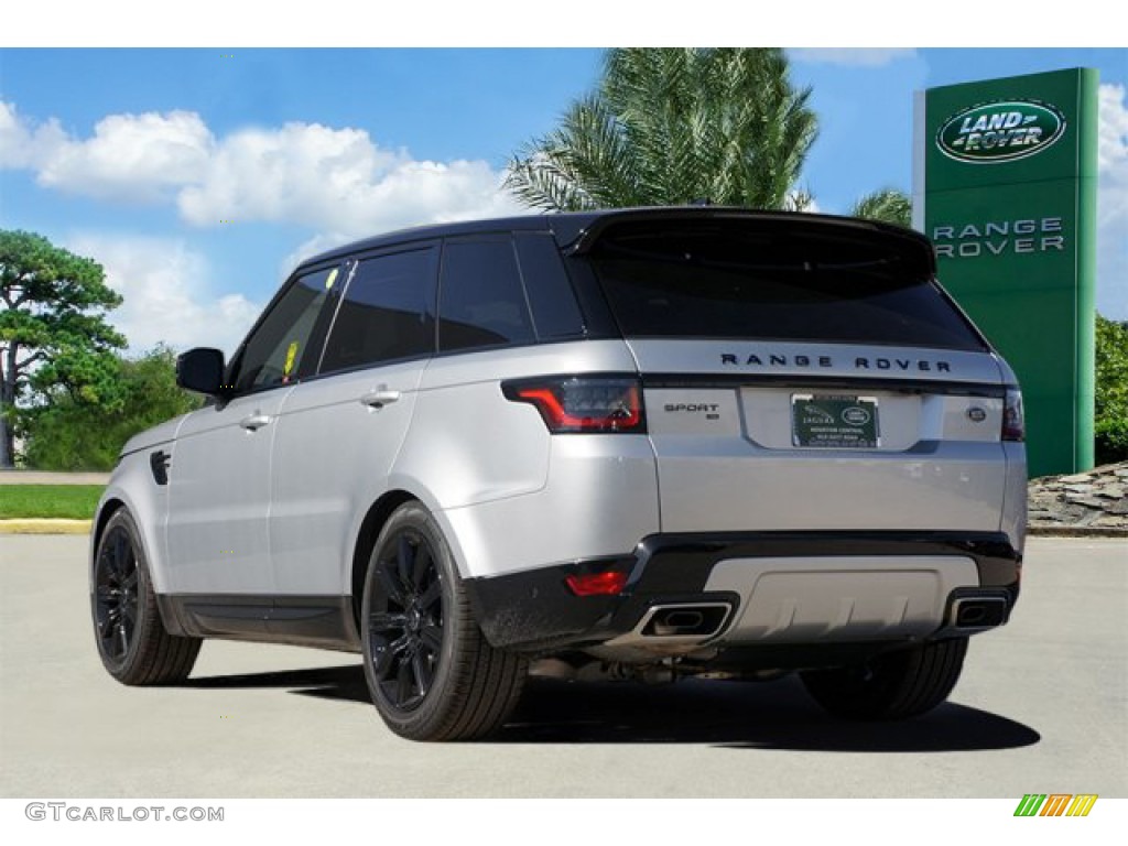 2020 Range Rover Sport HSE - Indus Silver Metallic / Ebony/Ebony photo #3