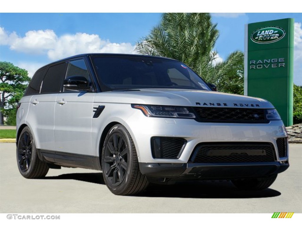 2020 Range Rover Sport HSE - Indus Silver Metallic / Ebony/Ebony photo #5