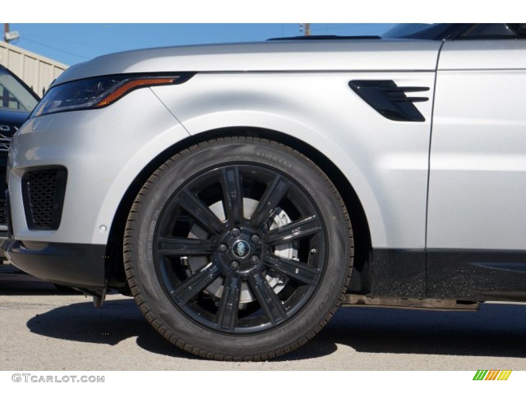 2020 Range Rover Sport HSE - Indus Silver Metallic / Ebony/Ebony photo #6