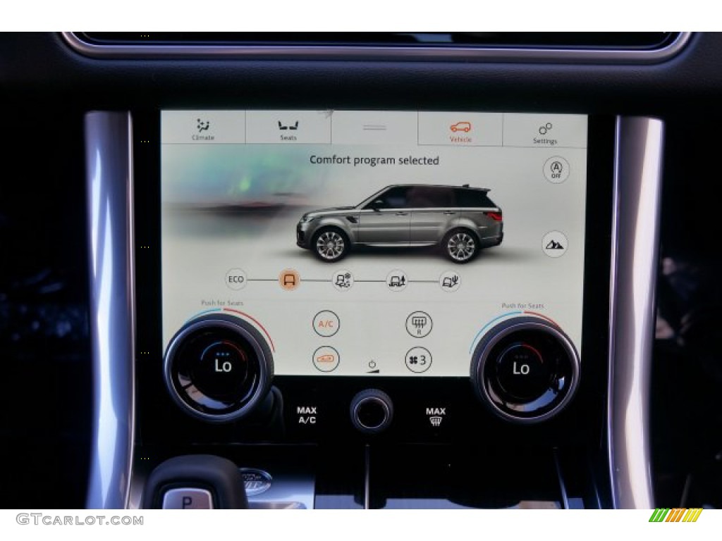 2020 Range Rover Sport HSE - Indus Silver Metallic / Ebony/Ebony photo #16
