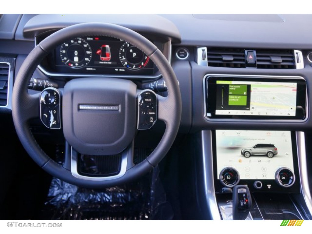 2020 Range Rover Sport HSE - Indus Silver Metallic / Ebony/Ebony photo #28