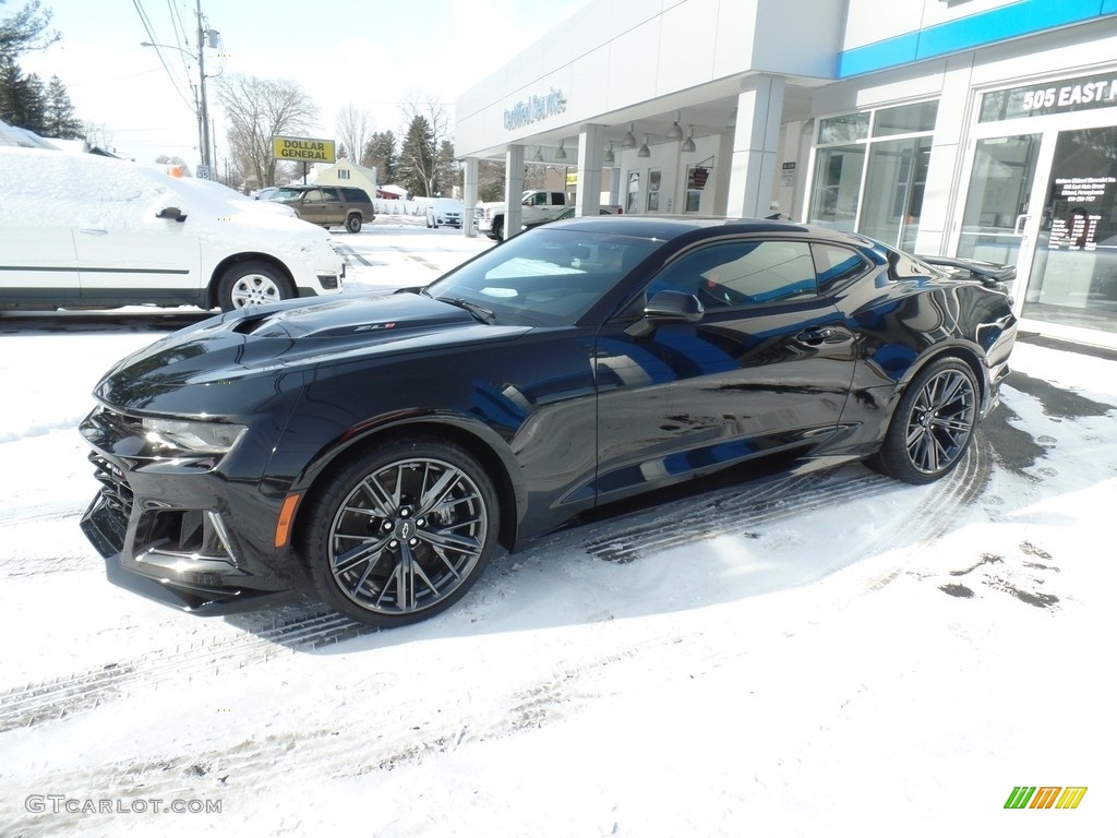 Black 2020 Chevrolet Camaro ZL1 Coupe Exterior Photo #136742803