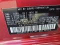 Crimson Red Pearl - Impreza Premium 5-Door Photo No. 9