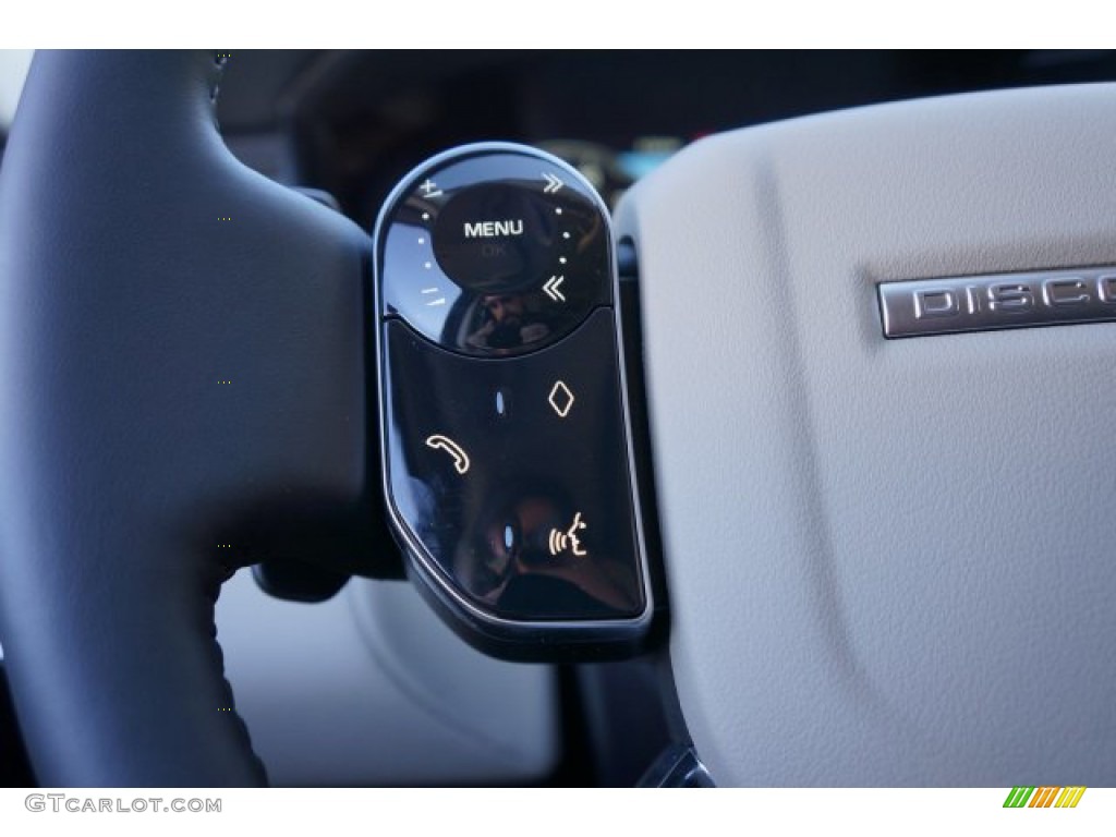 2020 Land Rover Discovery Landmark Edition Ebony/Acorn Steering Wheel Photo #136743475