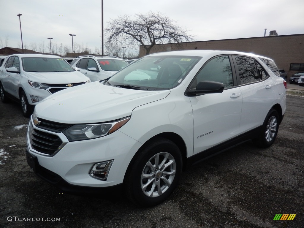 2020 Equinox LS - Summit White / Ash Gray photo #1