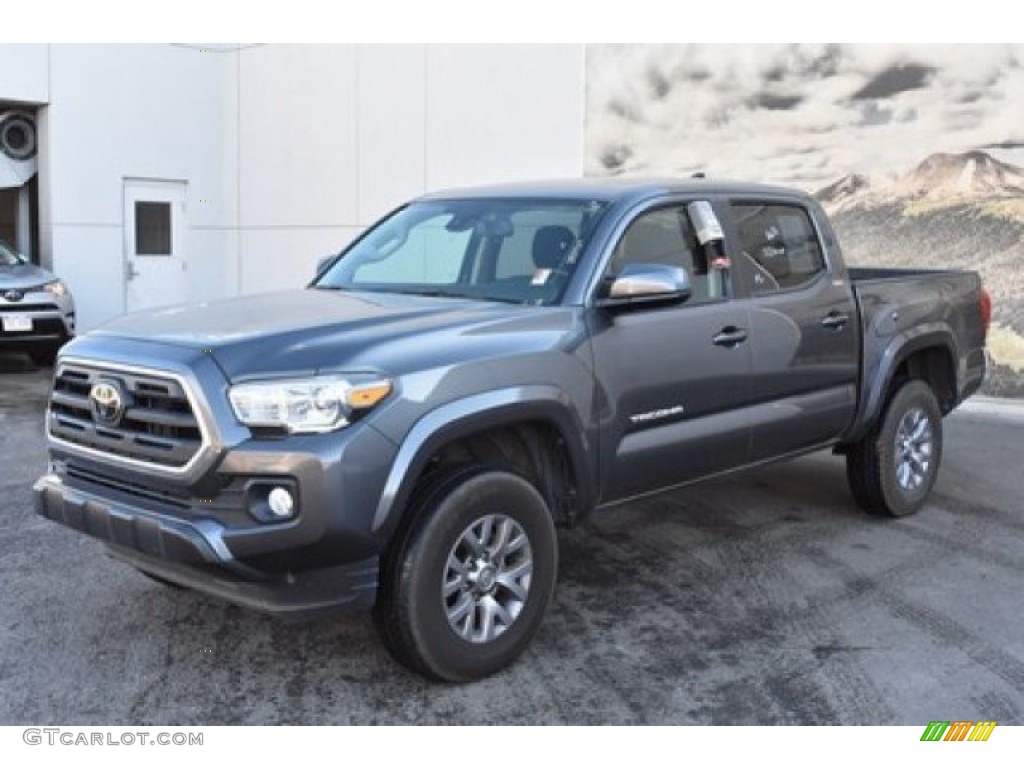 2019 Tacoma SR5 Double Cab 4x4 - Magnetic Gray Metallic / Black photo #2