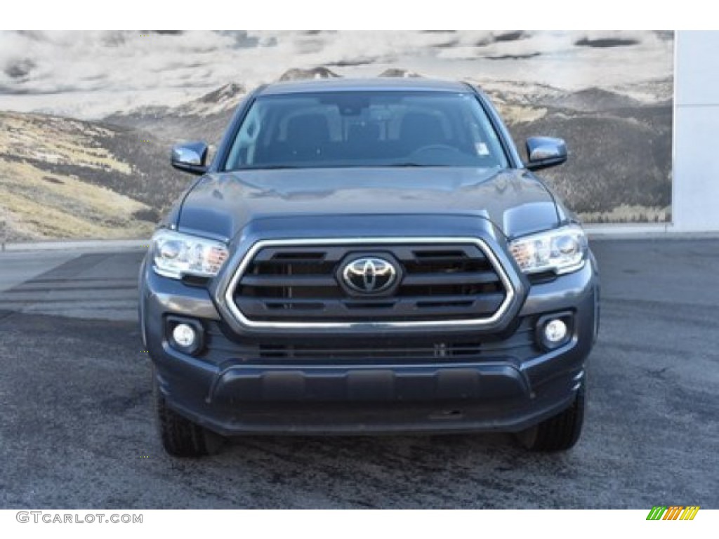 2019 Tacoma SR5 Double Cab 4x4 - Magnetic Gray Metallic / Black photo #8