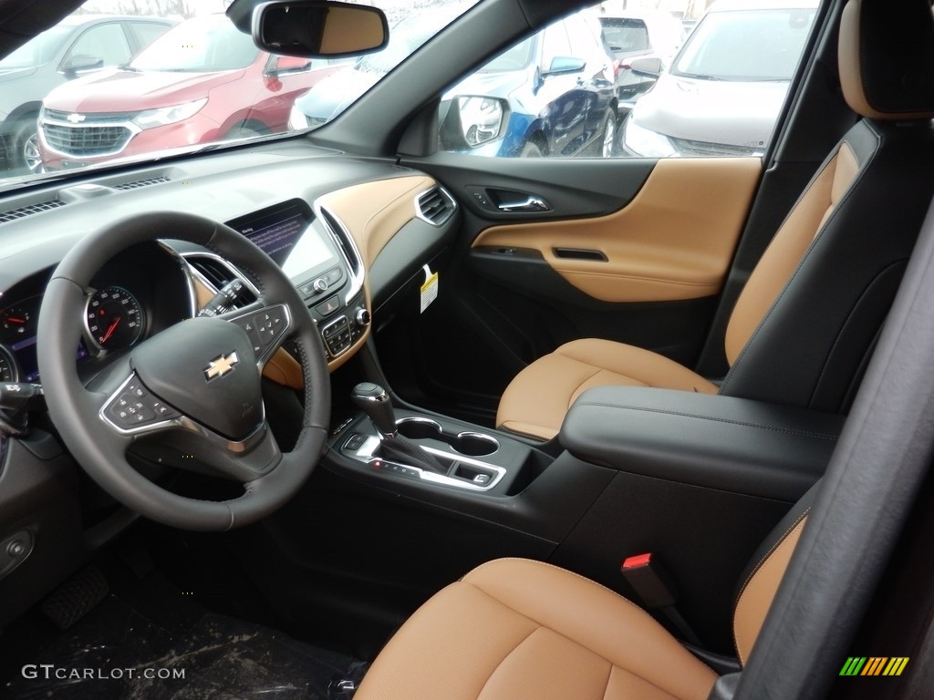 Jet Black/Brandy Interior 2020 Chevrolet Equinox Premier AWD Photo #136746651