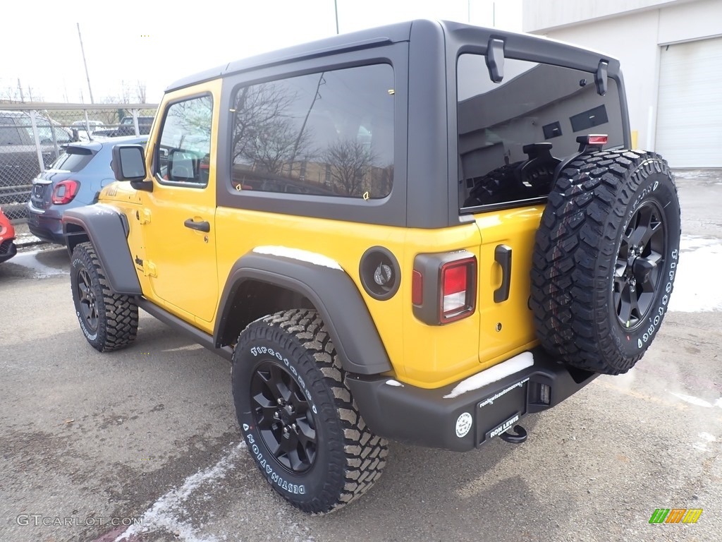 2020 Wrangler Sport 4x4 - Hellayella / Black photo #3