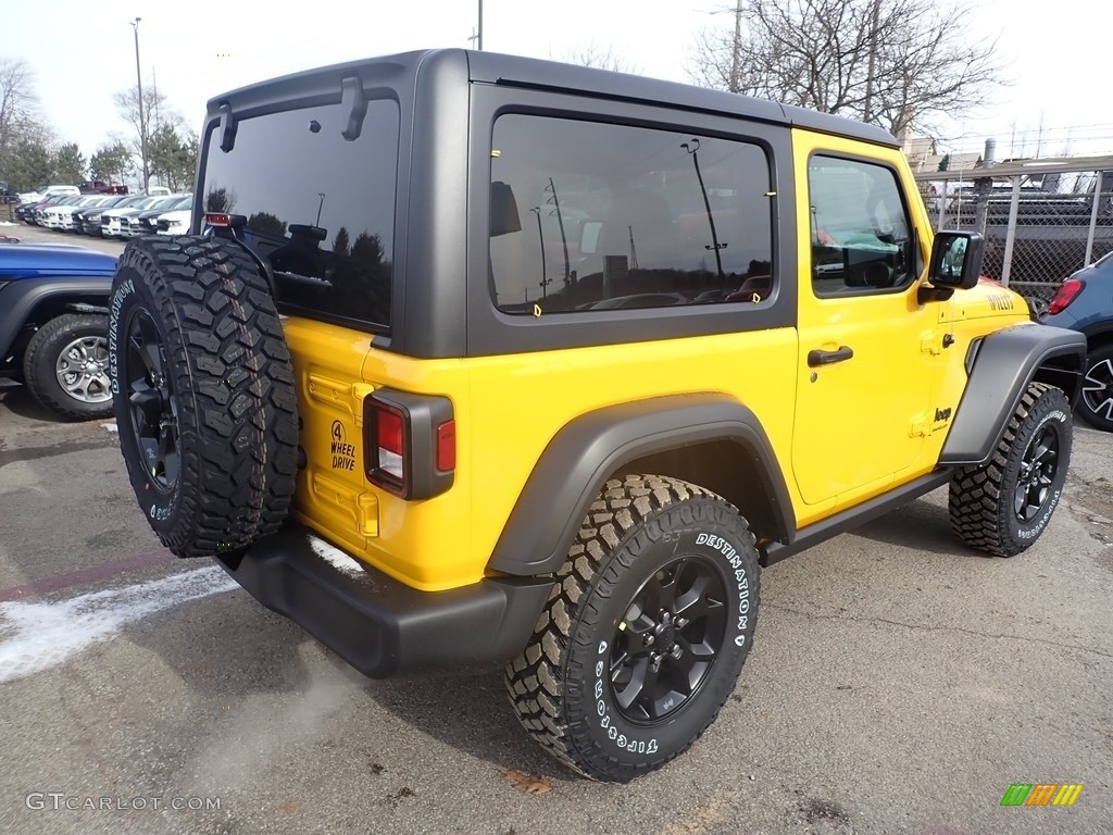 2020 Wrangler Sport 4x4 - Hellayella / Black photo #5