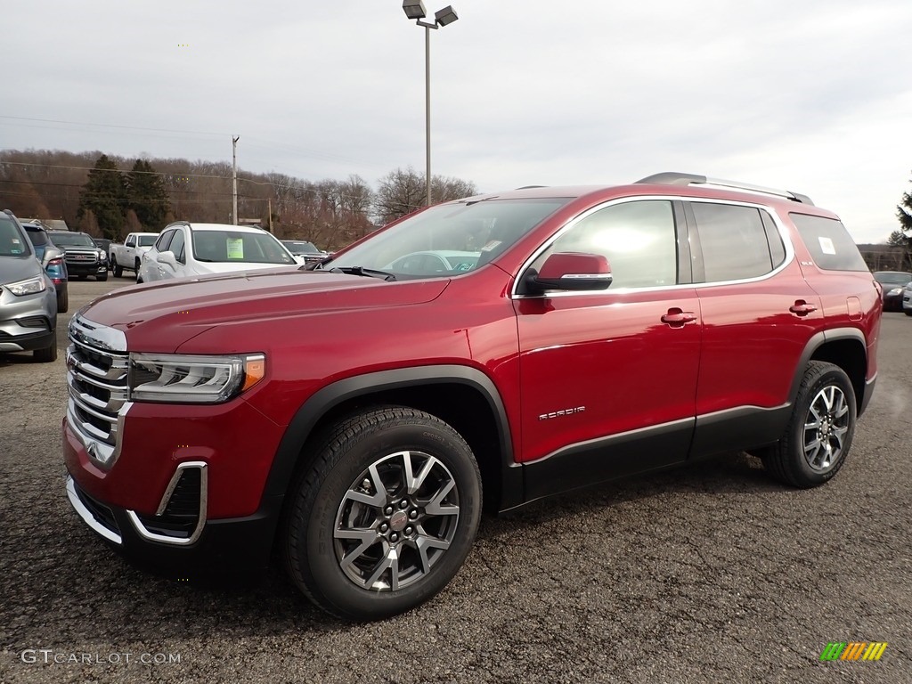 Red Quartz Tintcoat 2020 GMC Acadia SLE AWD Exterior Photo #136746858