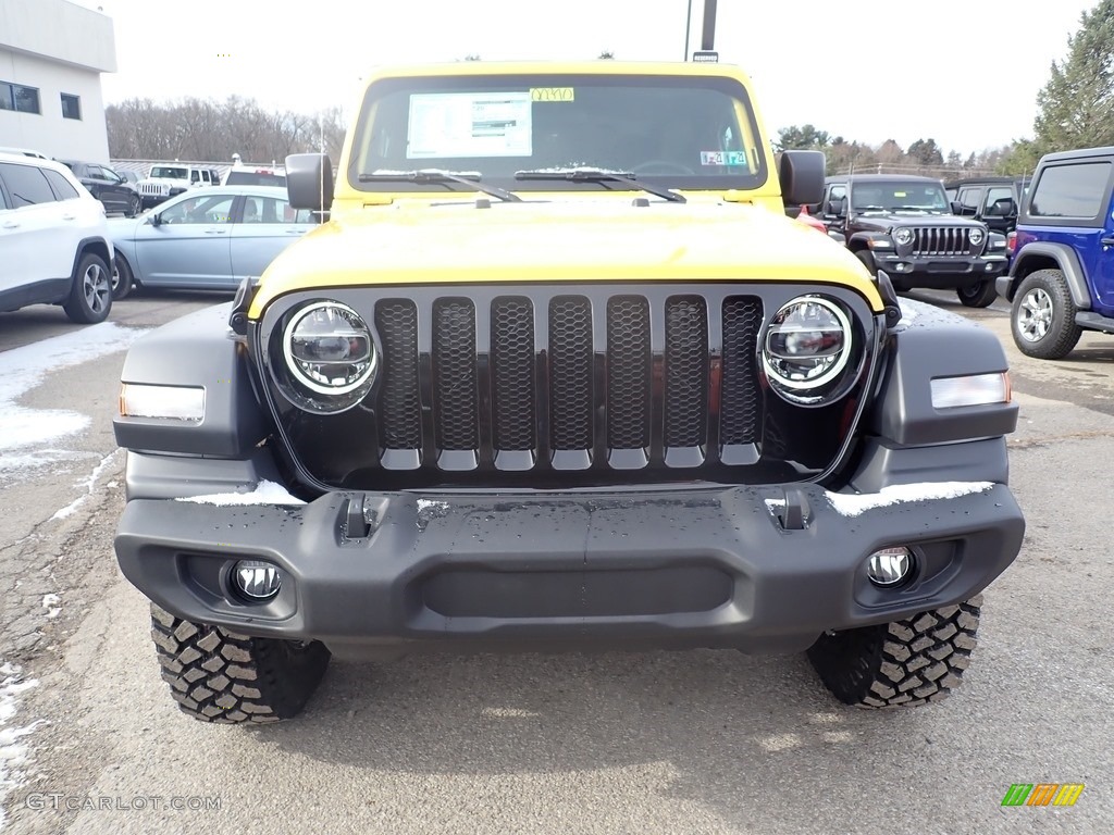 2020 Wrangler Sport 4x4 - Hellayella / Black photo #8