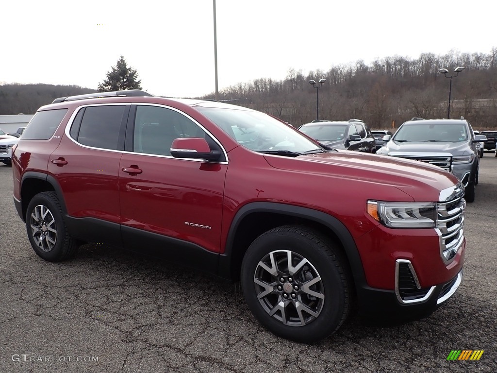 Red Quartz Tintcoat 2020 GMC Acadia SLE AWD Exterior Photo #136746909