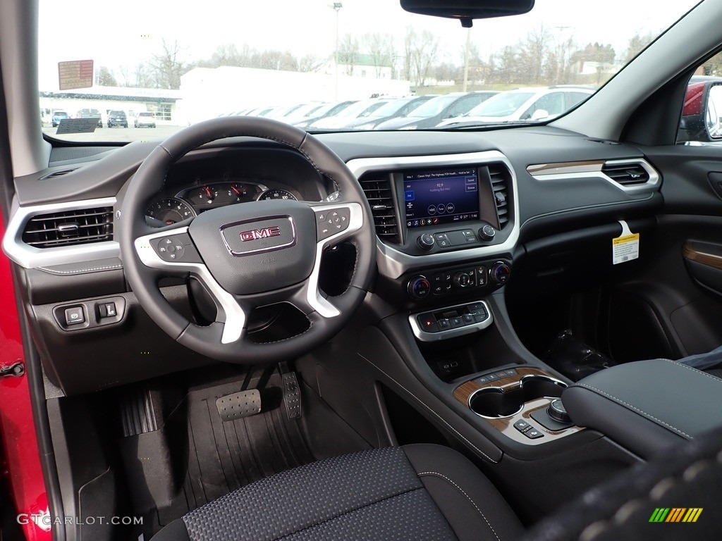 Jet Black Interior 2020 GMC Acadia SLE AWD Photo #136747257