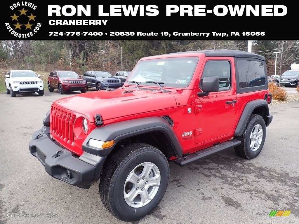 2020 Wrangler Sport 4x4 - Firecracker Red / Black photo #1