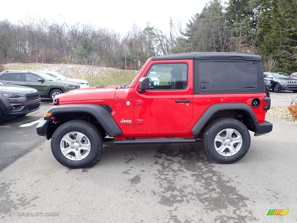Firecracker Red 2020 Jeep Wrangler Sport 4x4 Exterior Photo #136748853
