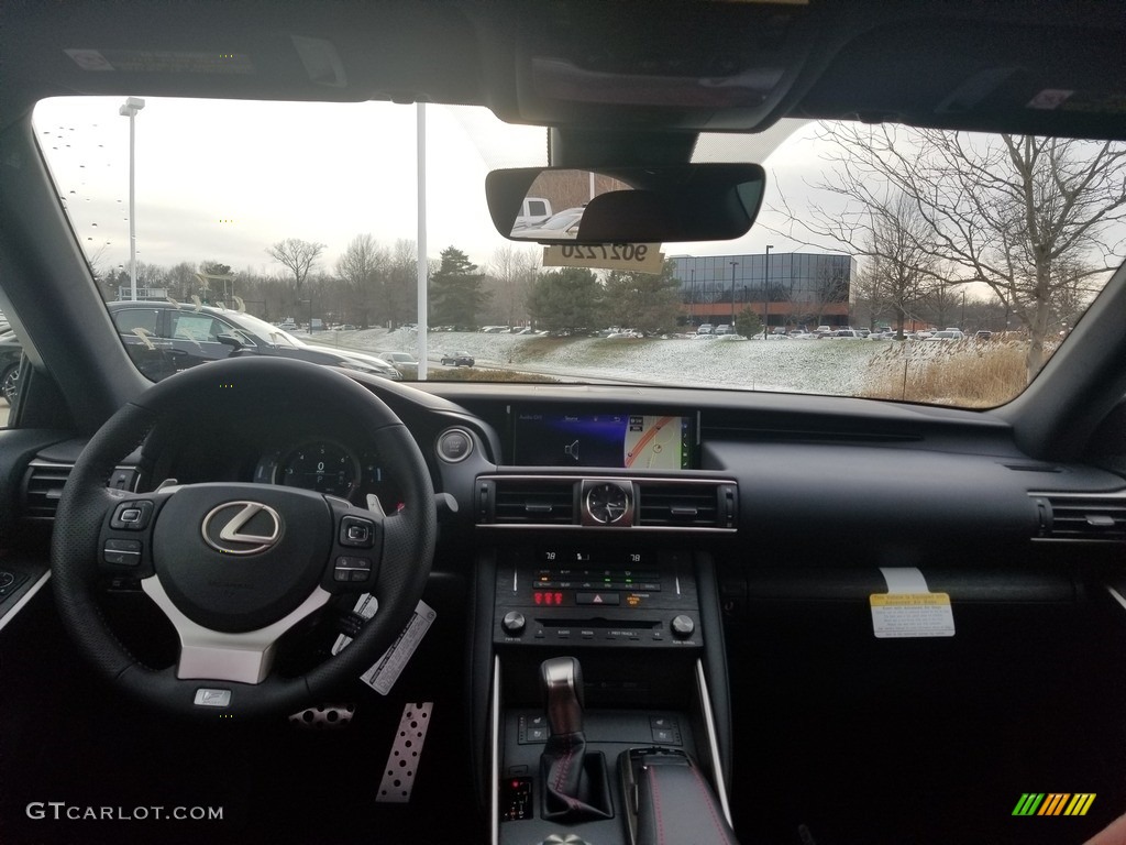 2020 Lexus IS 300 F Sport AWD Rioja Red Dashboard Photo #136749318
