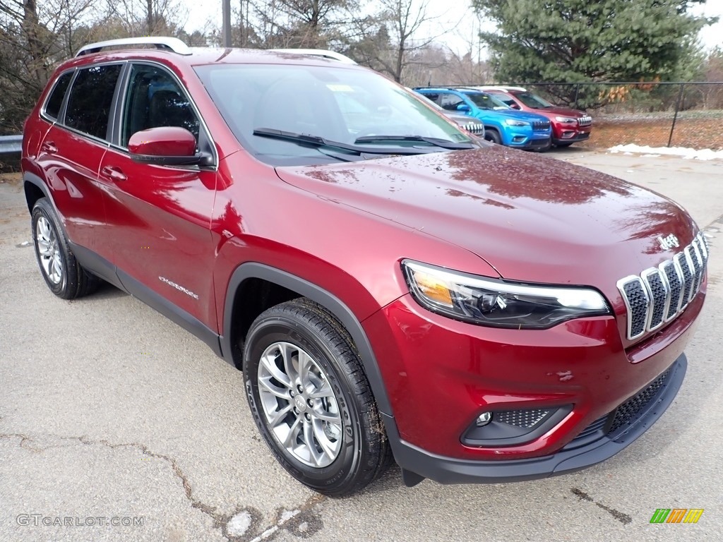 Velvet Red Pearl 2020 Jeep Cherokee Latitude Plus 4x4 Exterior Photo #136750530