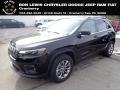 2020 Diamond Black Crystal Pearl Jeep Cherokee Latitude Plus 4x4  photo #1